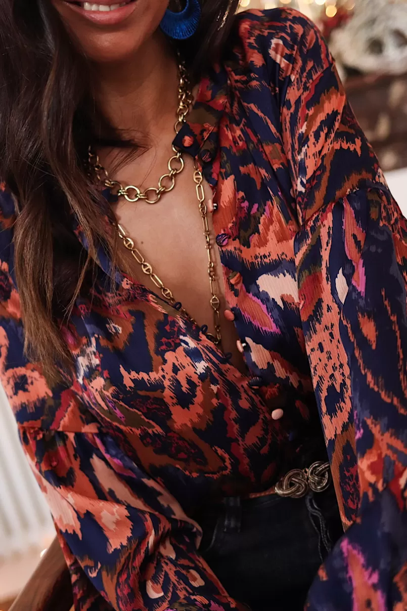 Intemporel Shop Blouse Adela marine Store