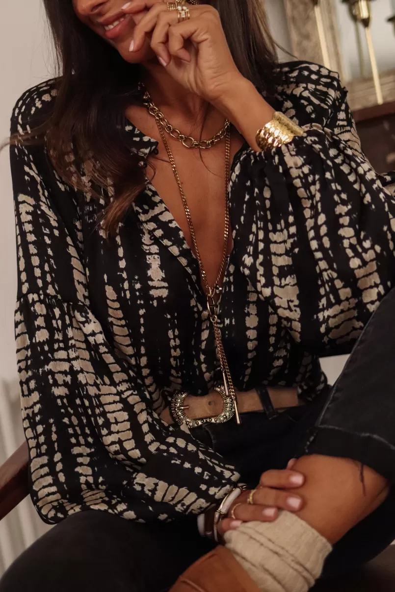 Intemporel Shop Blouse Adéla noir Clearance