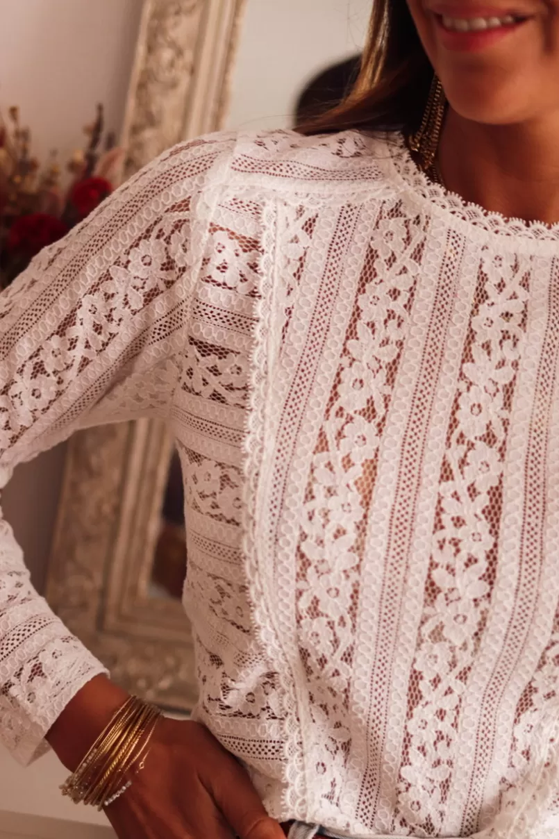 Intemporel Shop Blouse Amaya blanche Cheap