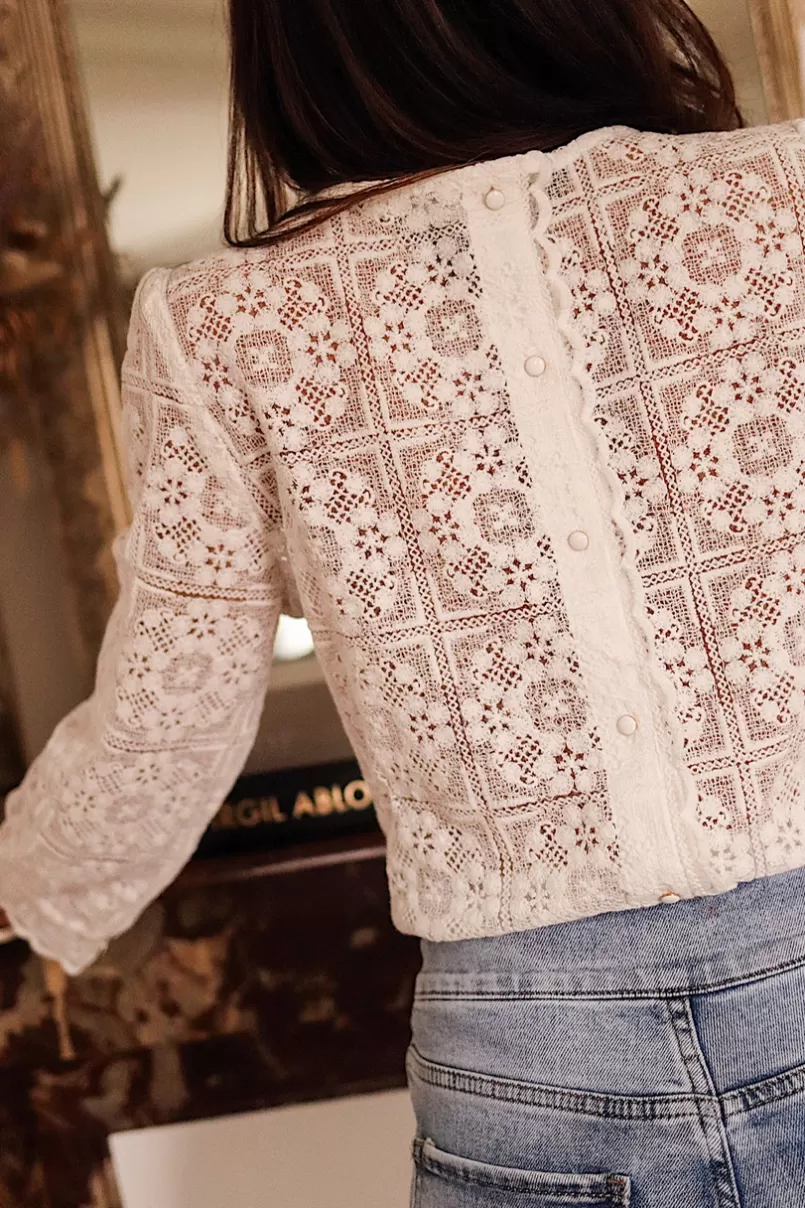 Intemporel Shop Blouse Cycy écrue Clearance
