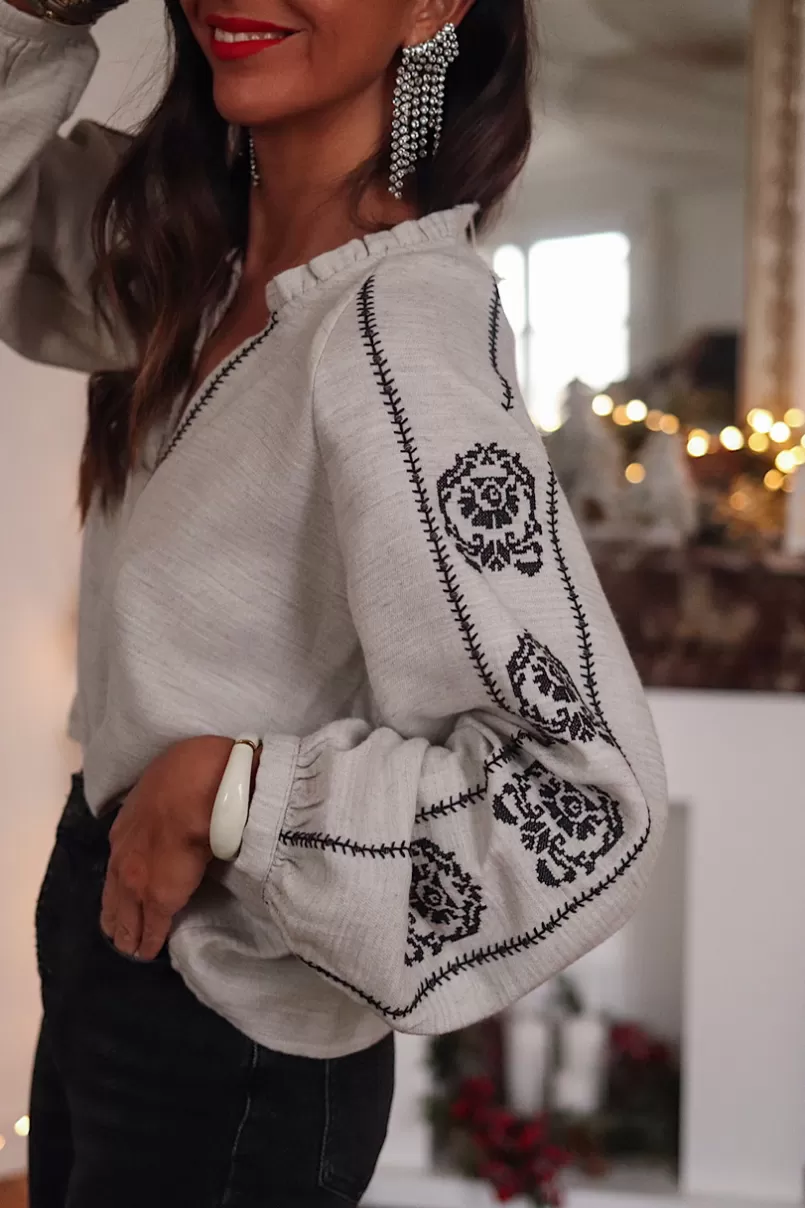 Intemporel Shop Blouse Gloria brodée Best Sale