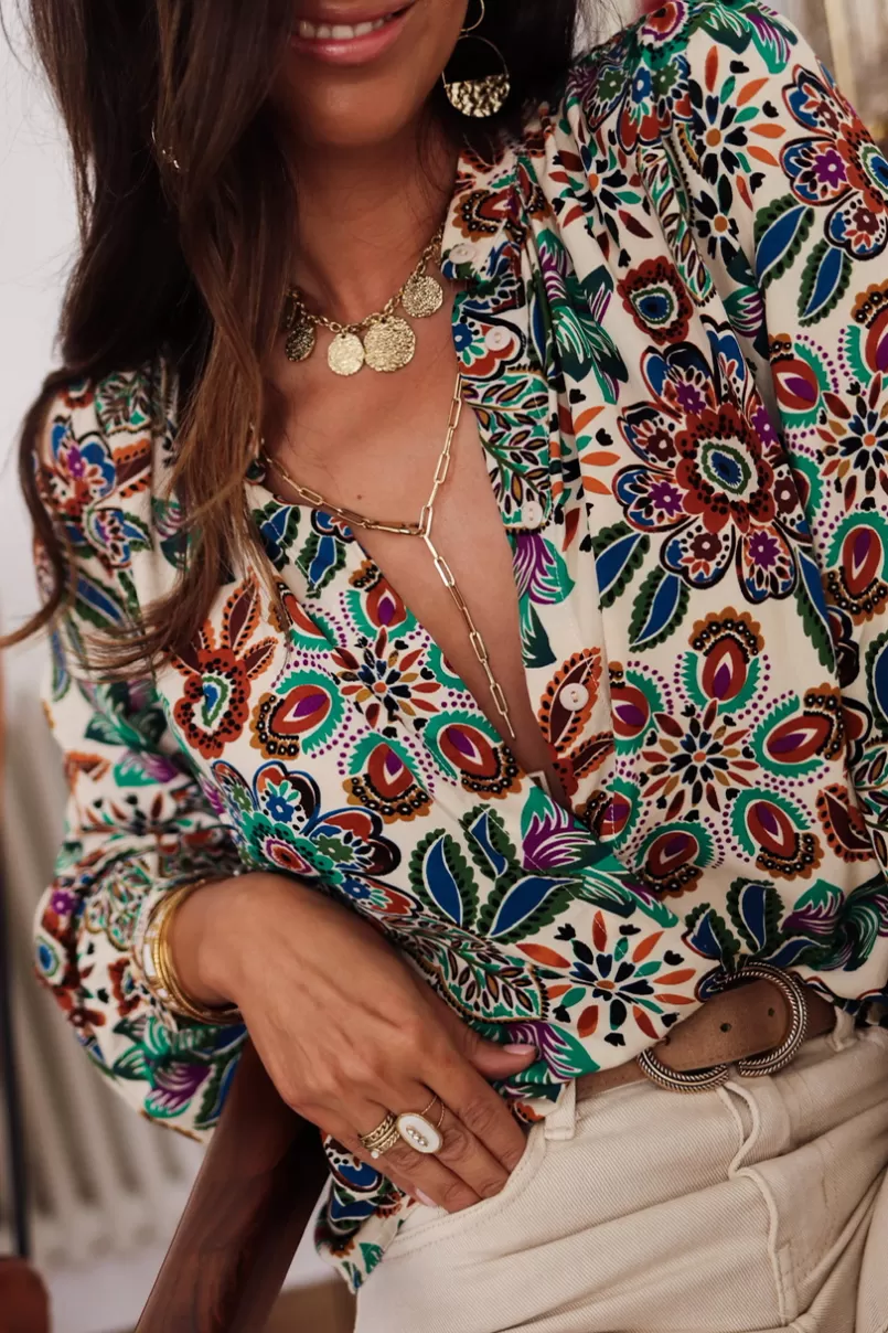 Intemporel Shop Blouse Helia imprimé Shop