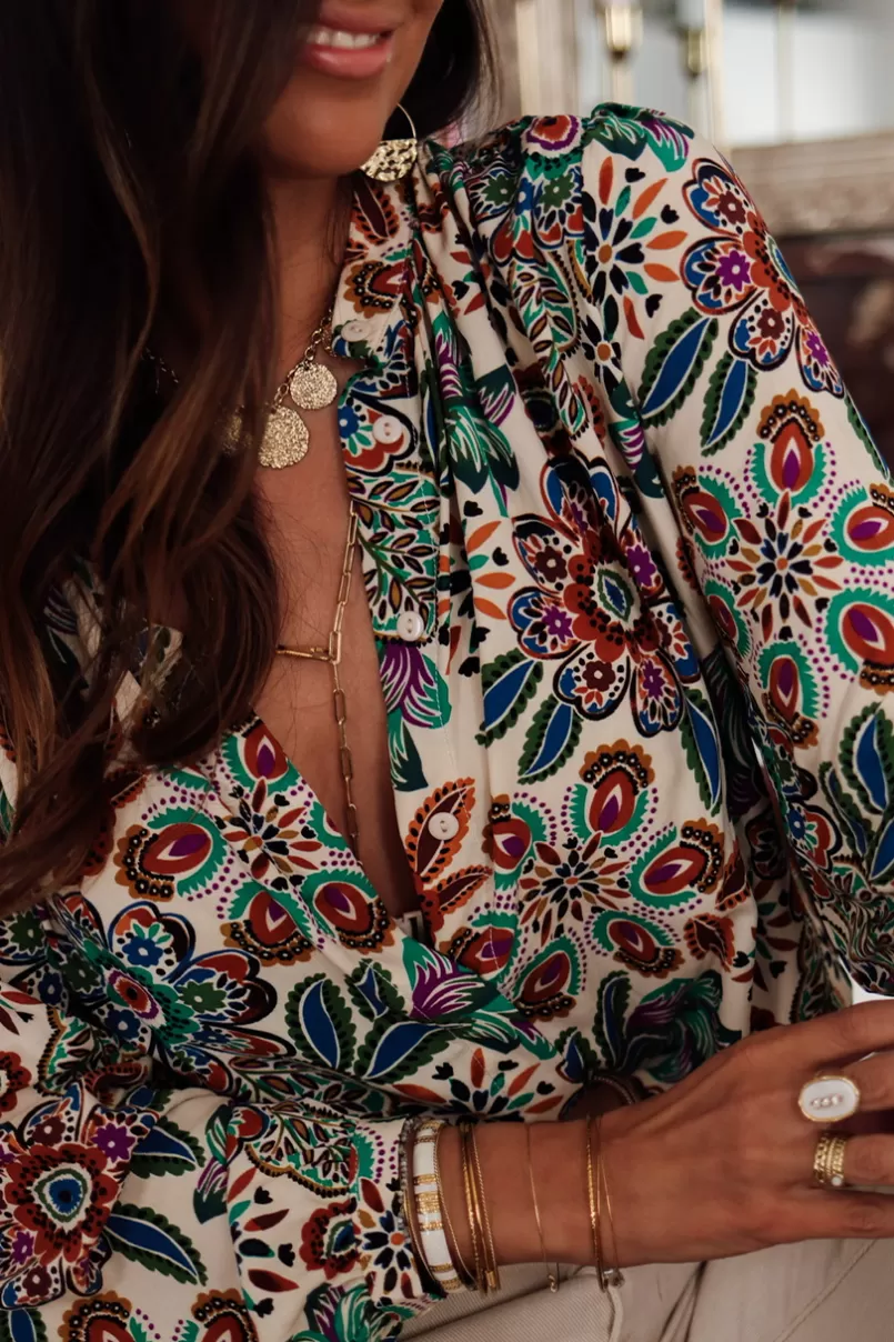Intemporel Shop Blouse Helia imprimé Shop