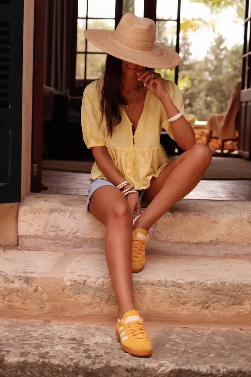 Intemporel Shop Blouse Lio jaune Discount