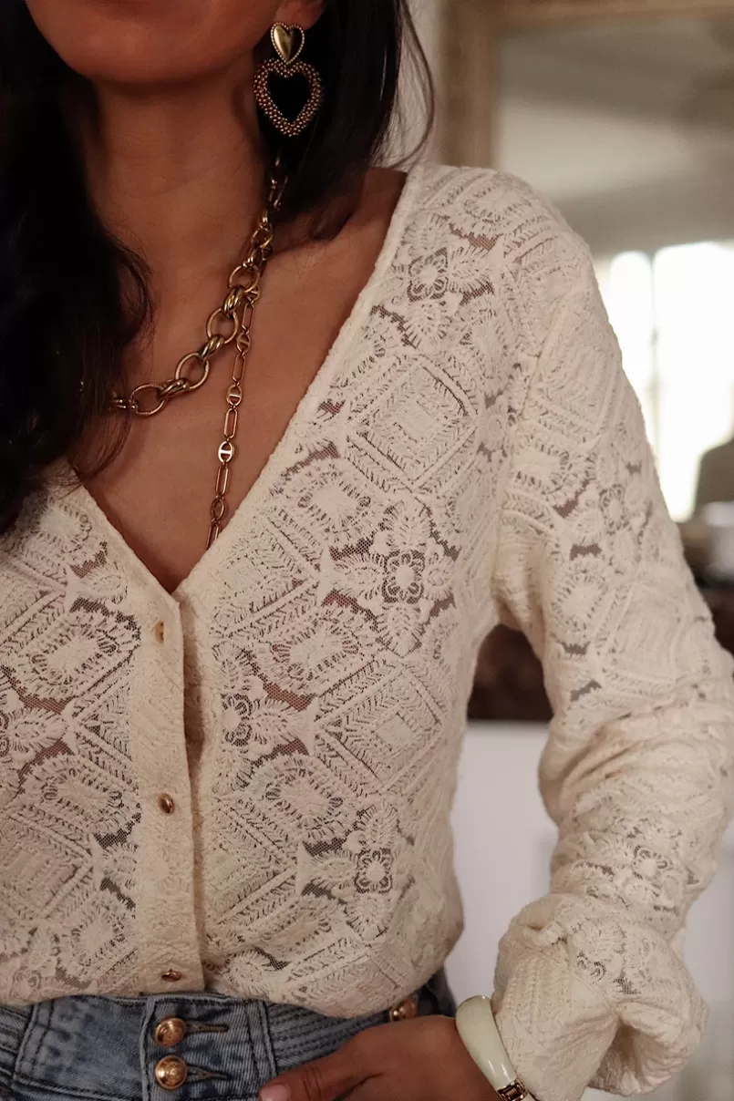 Intemporel Shop Blouse Rosyna beige Hot