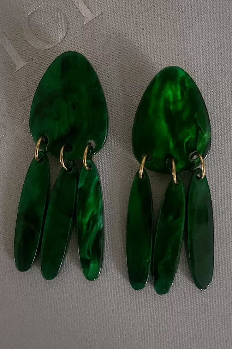 Intemporel Shop Boucles d’oreilles Jona verte Flash Sale