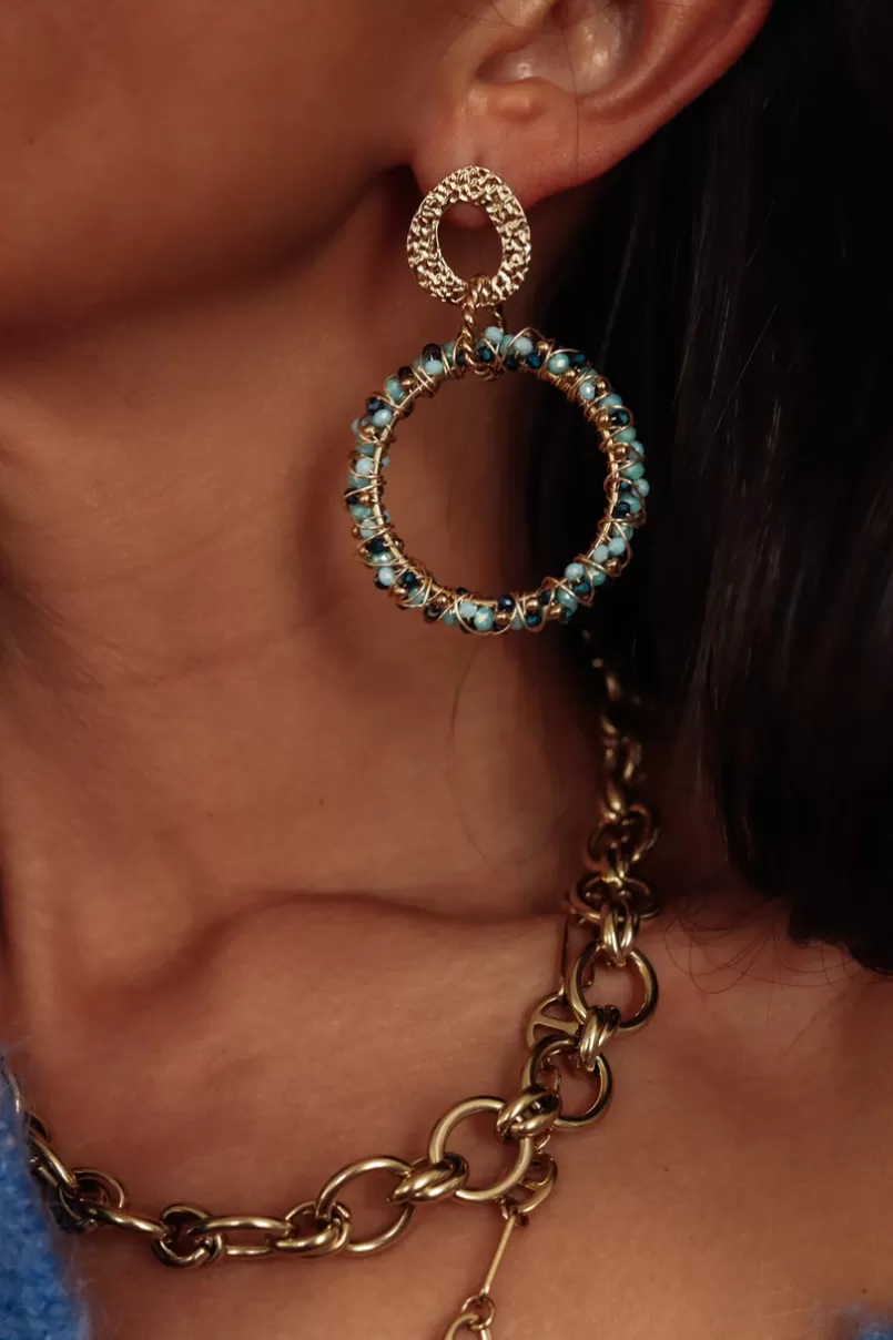 Intemporel Shop Boucles d’oreilles Lily bleues New