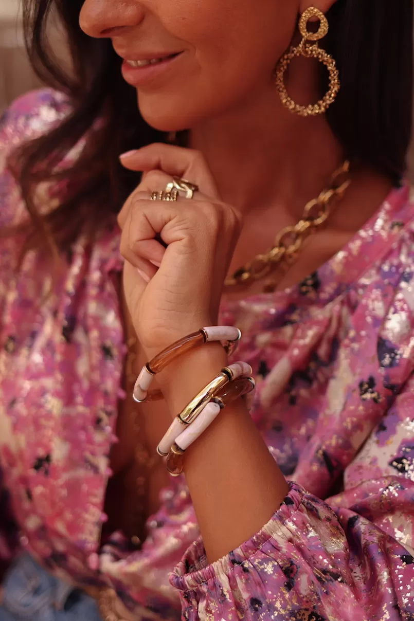 Intemporel Shop Boucles d’oreilles Lily dorées Outlet