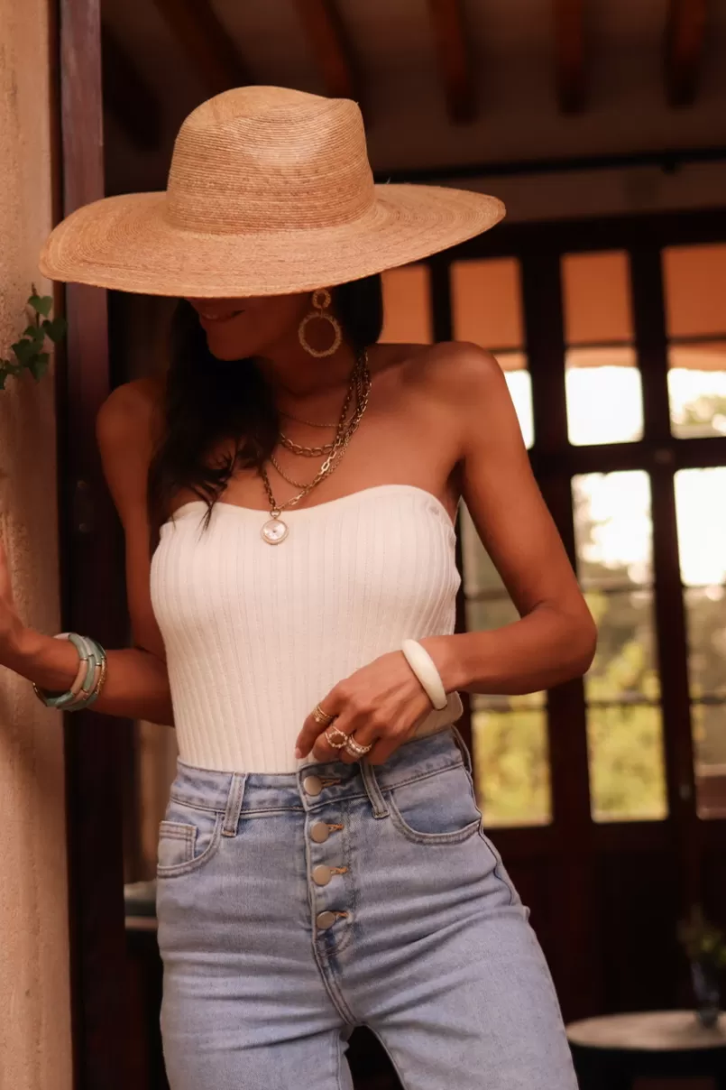Intemporel Shop Bustier Bella blanc Flash Sale