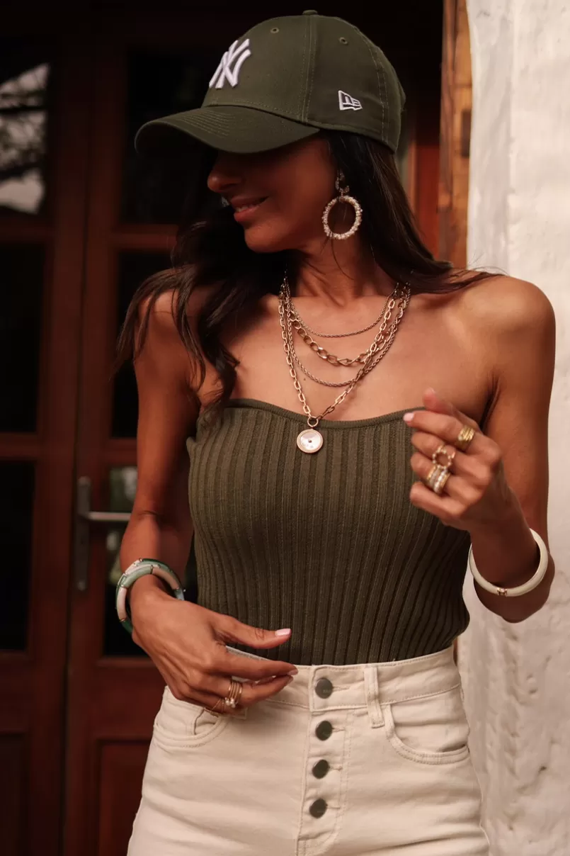 Intemporel Shop Bustier Bella kaki Outlet