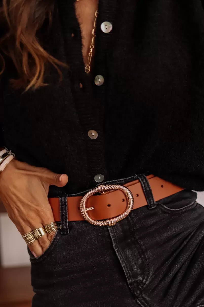 Intemporel Shop Ceinture cuir Joey camel Cheap