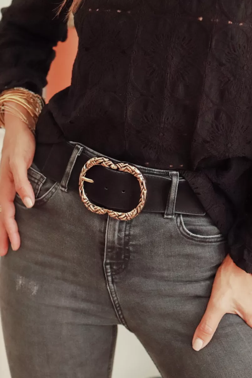 Intemporel Shop Ceinture Gabrielle Noire Outlet