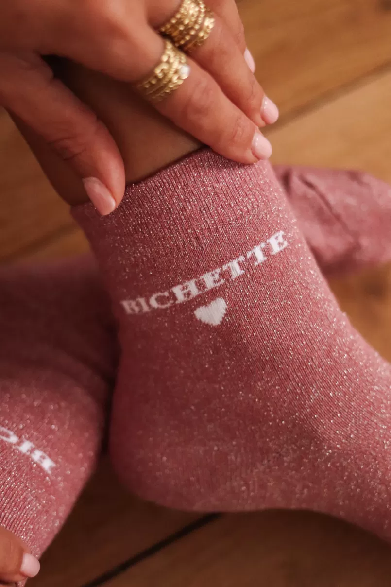Intemporel Shop Chaussettes rose Bichette Shop