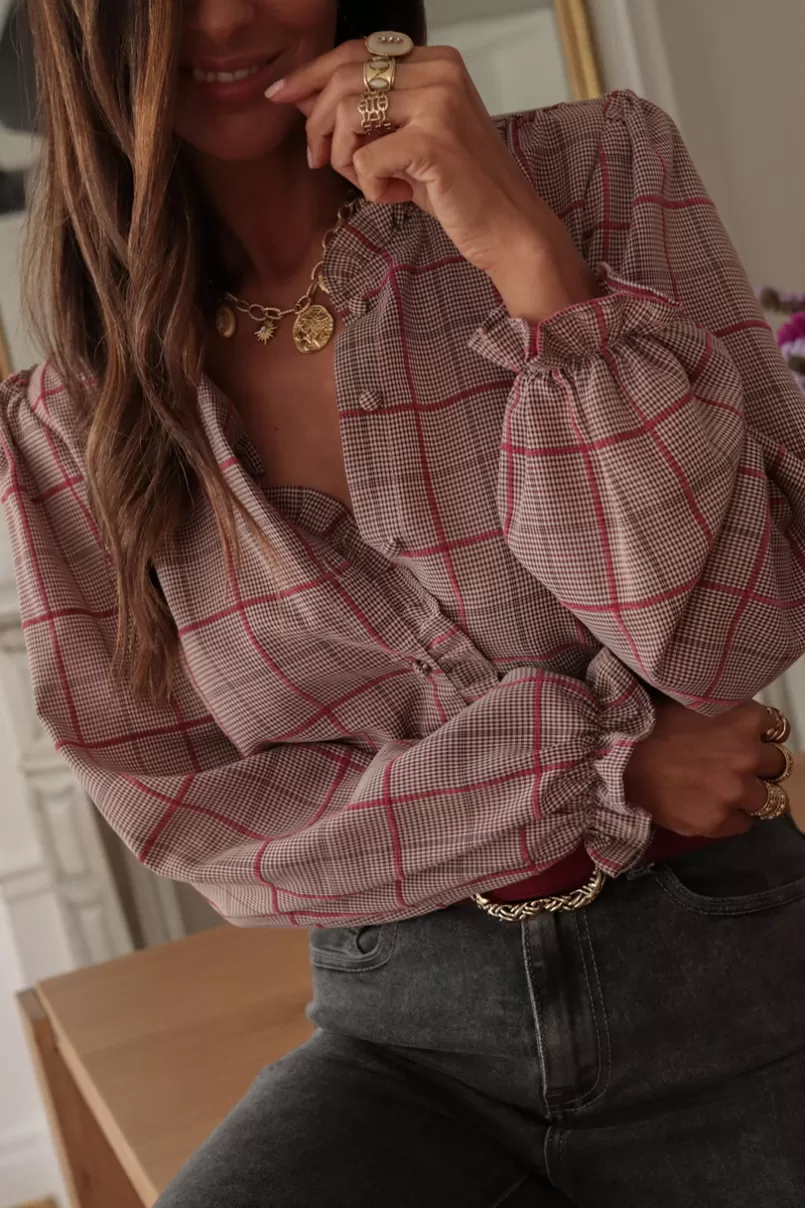 Intemporel Shop Chemise Jayne à carreaux Sale