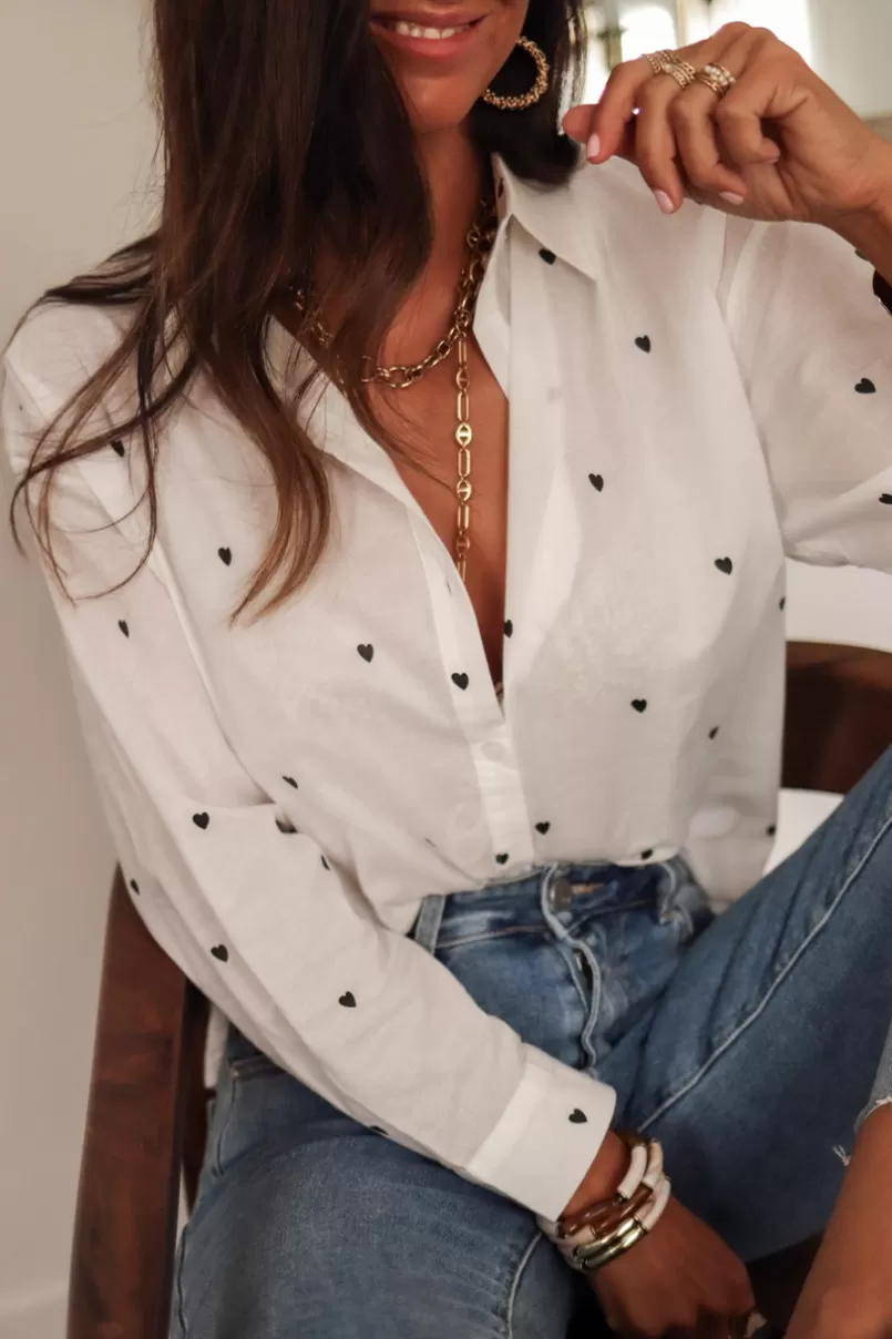 Intemporel Shop Chemise Kayce cœurs Fashion