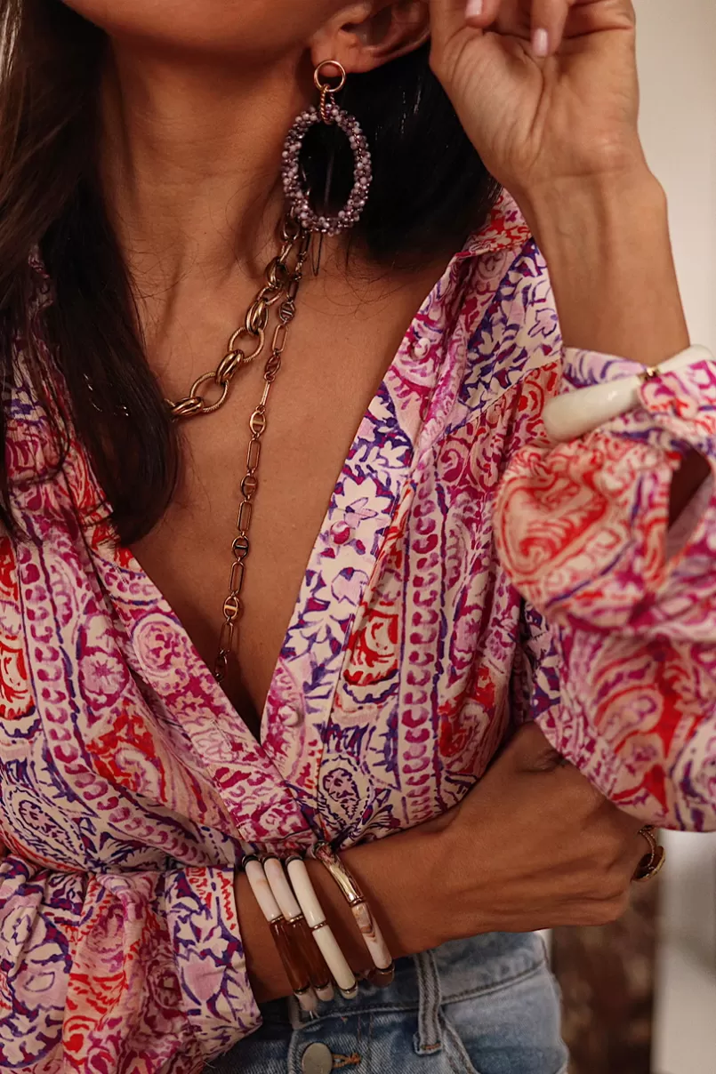 Intemporel Shop Chemise Lio parme Online