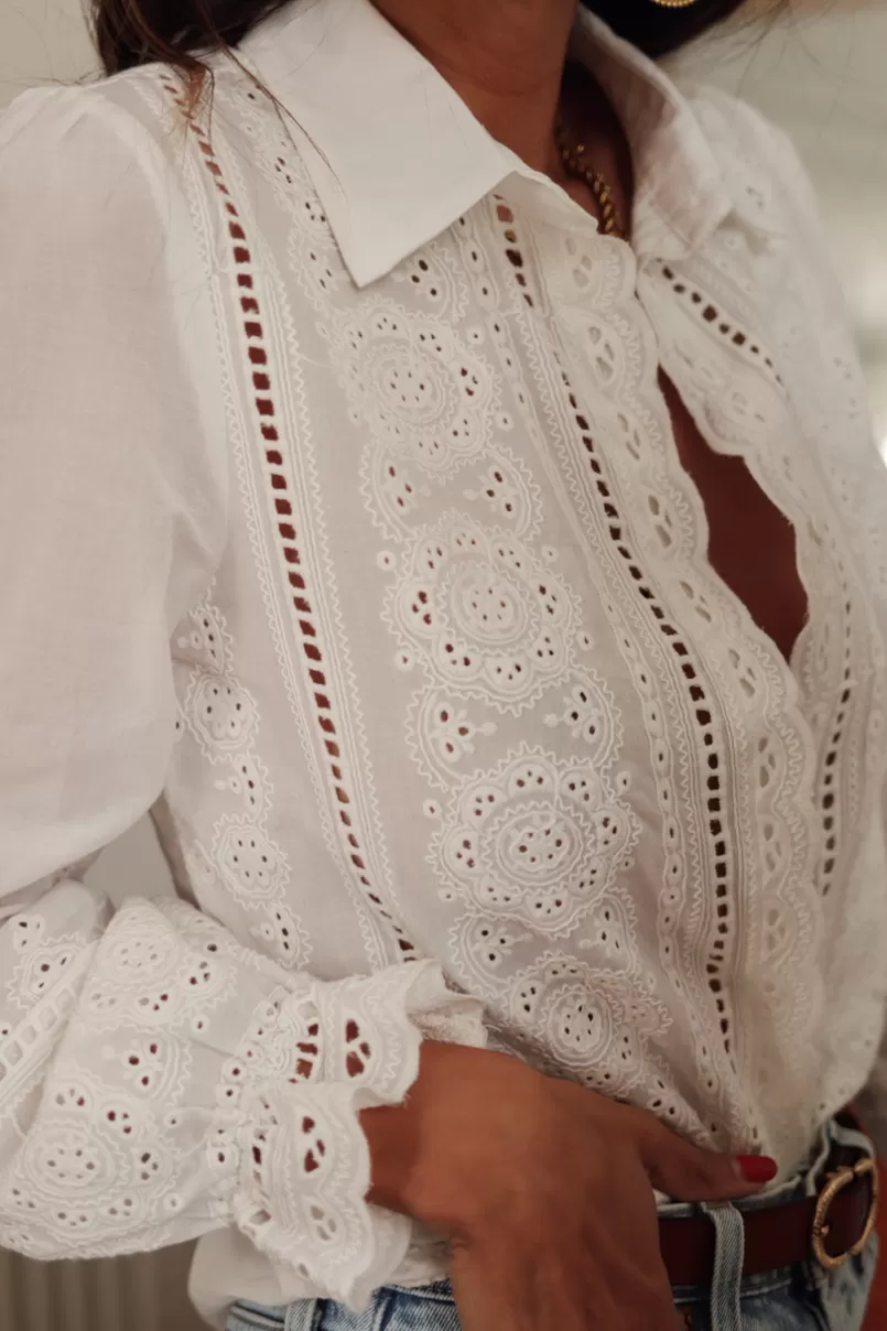 chemise_lisa_blanche_3.webp Intemporel Shop Chemise Liséa blanche Online