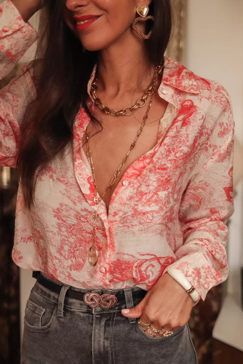 Intemporel Shop Chemise Ryta rouge Best