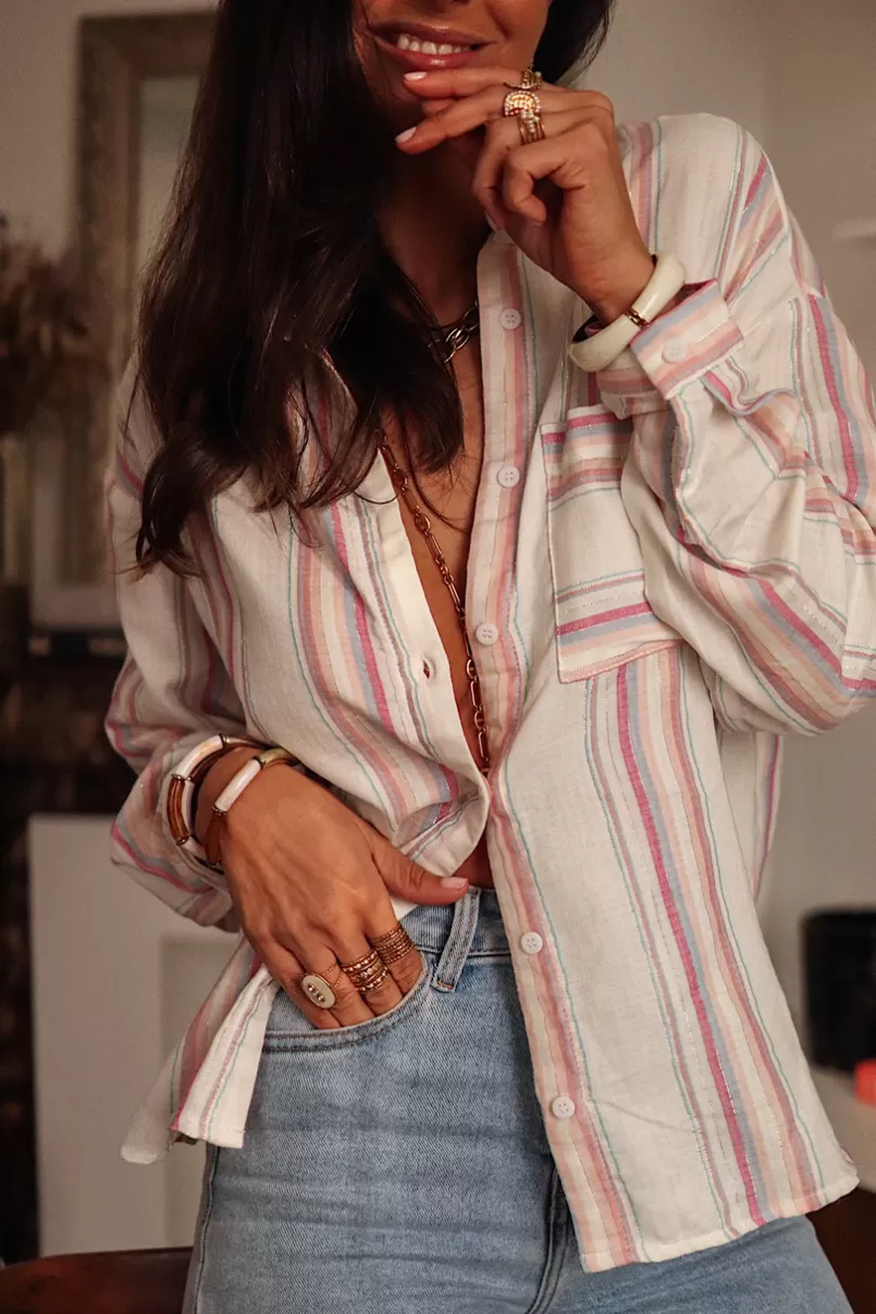 Intemporel Shop Chemise Thelma à rayures Fashion