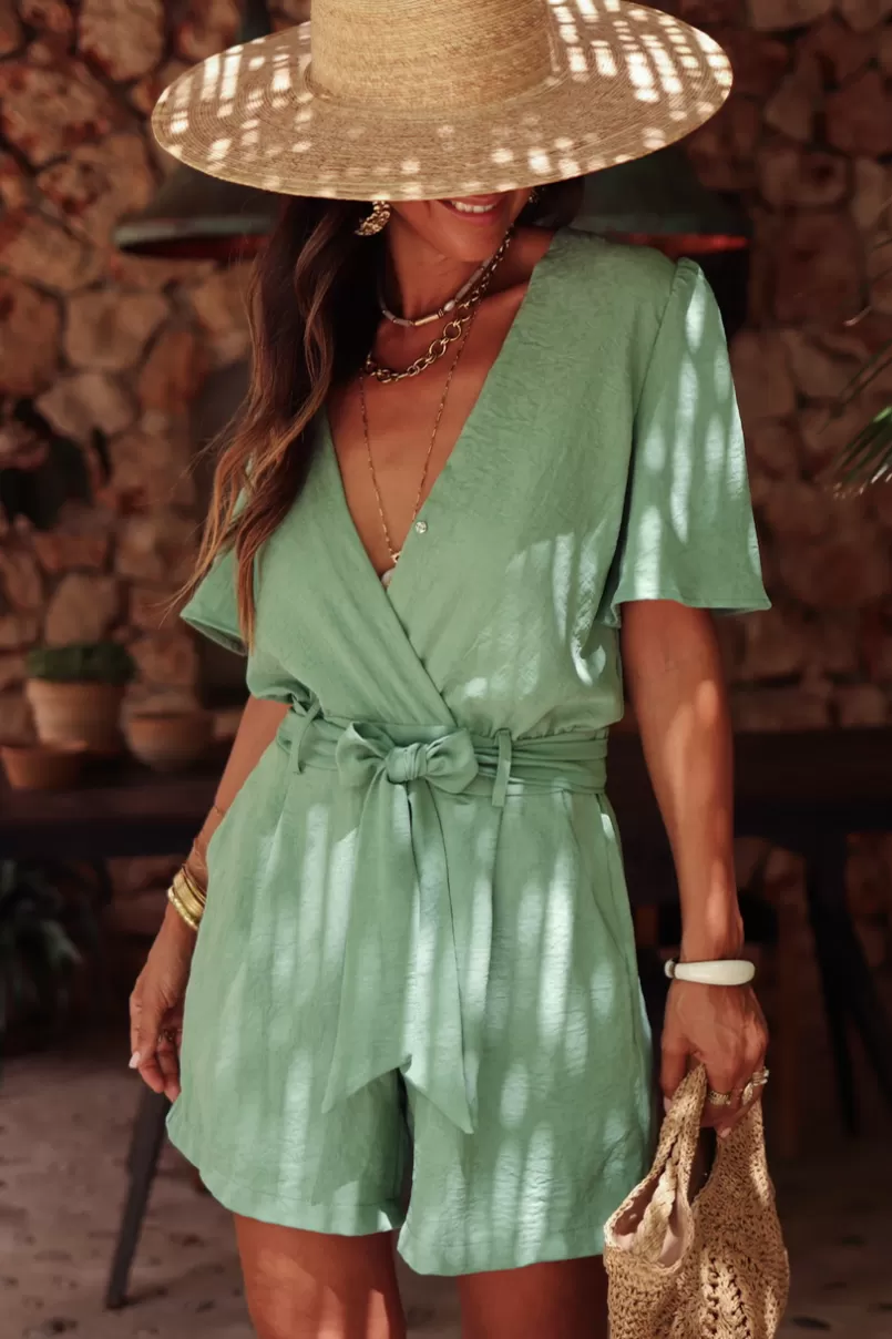 Intemporel Shop Combi-short Nolween vert d’eau Outlet