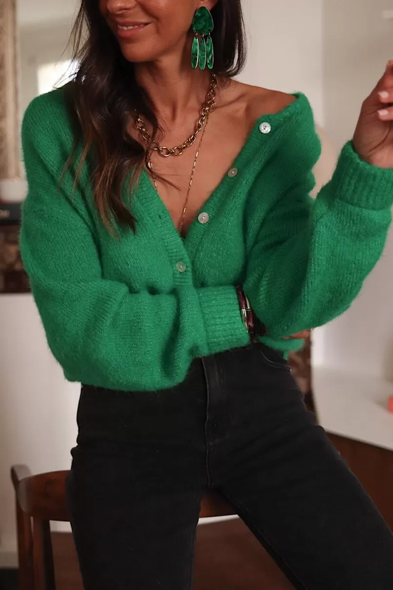 Intemporel Shop Gilet Abel vert New