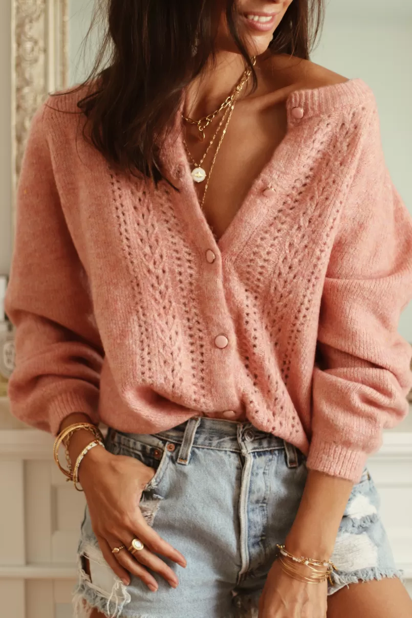 Intemporel Shop Gilet Carly rose Clearance
