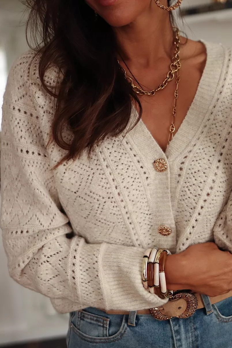 Intemporel Shop Gilet Hope beige Hot