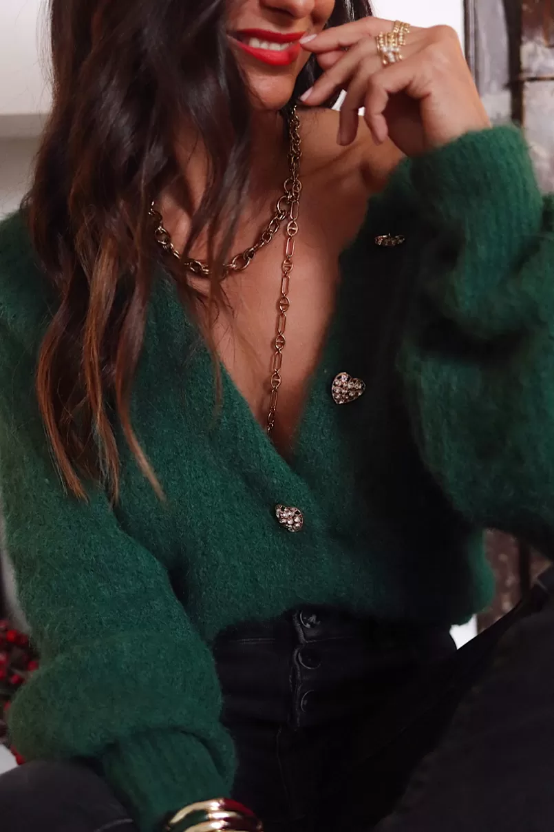 Intemporel Shop Gilet Soho vert Store