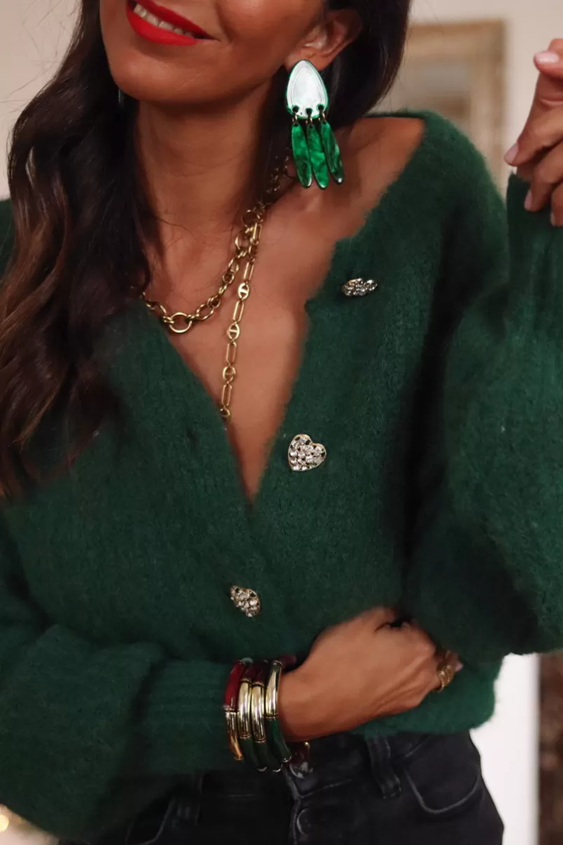 Intemporel Shop Gilet Soho vert Store