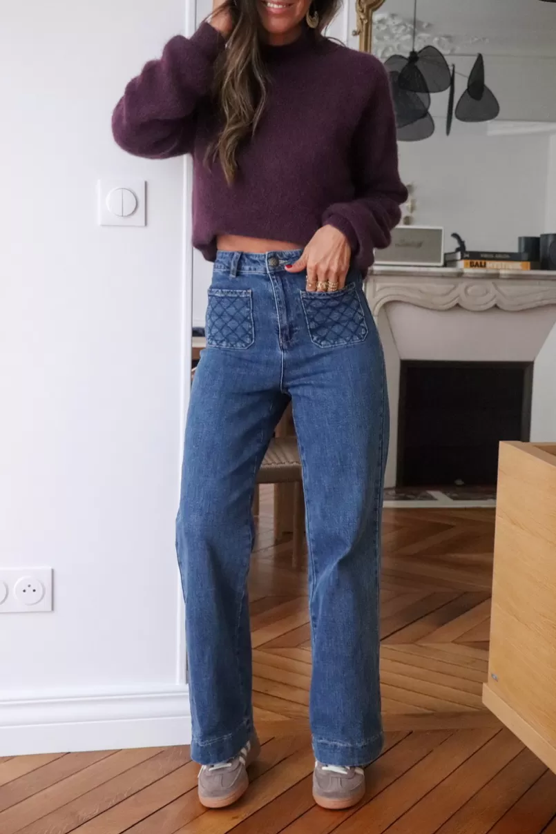 Intemporel Shop Jean Louise bleu Sale