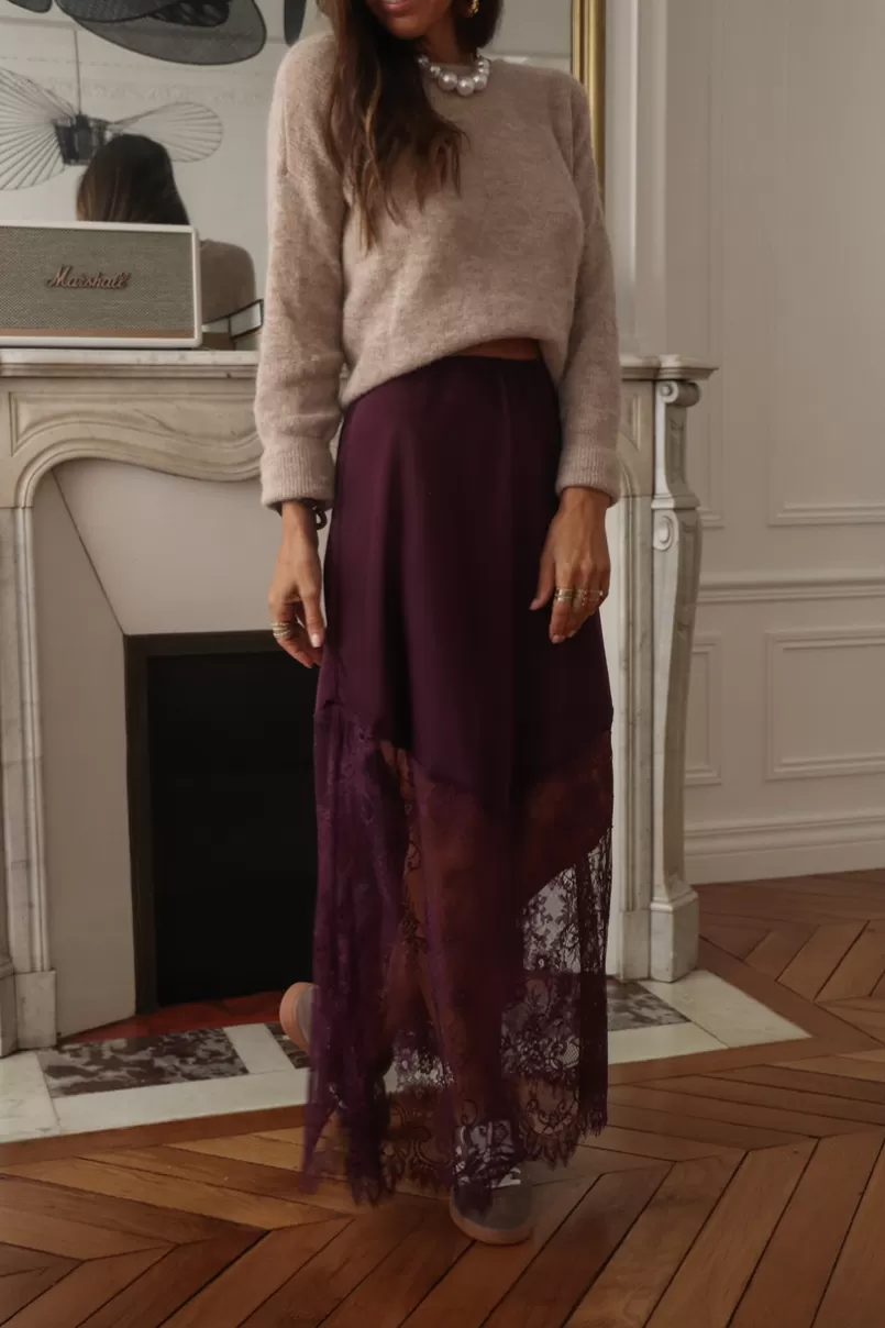 Intemporel Shop Jupe Jamie prune New