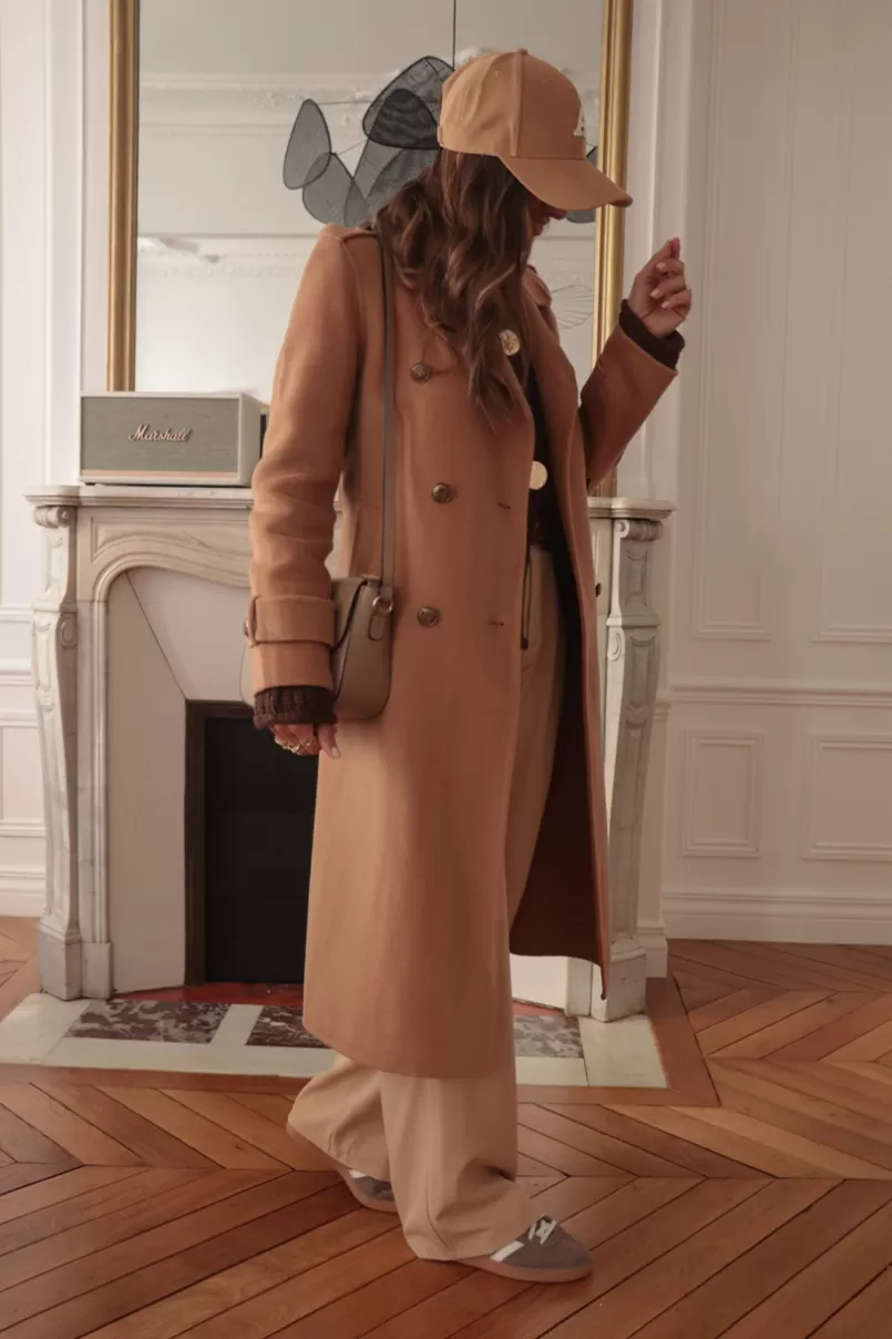 Intemporel Shop Manteau Apolline camel Flash Sale