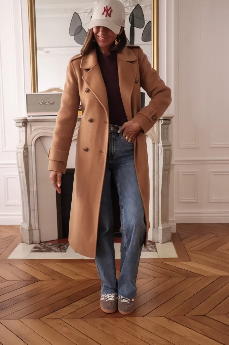 Intemporel Shop Manteau Apolline camel Flash Sale