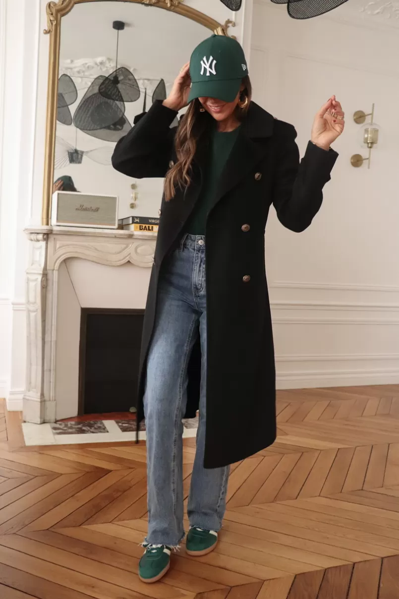 Intemporel Shop Manteau Apolline Noir Online