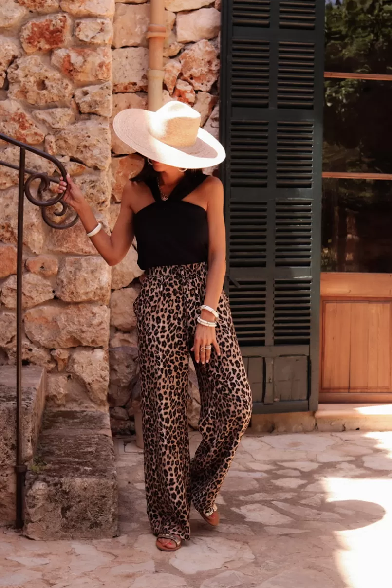 Intemporel Shop Pantalon Amélia léopard Cheap