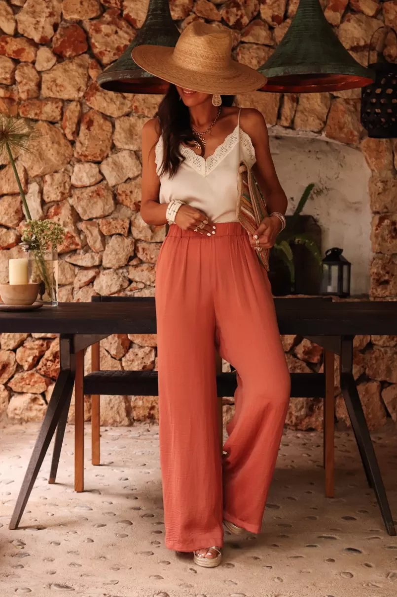 Intemporel Shop Pantalon Diva terracotta Sale