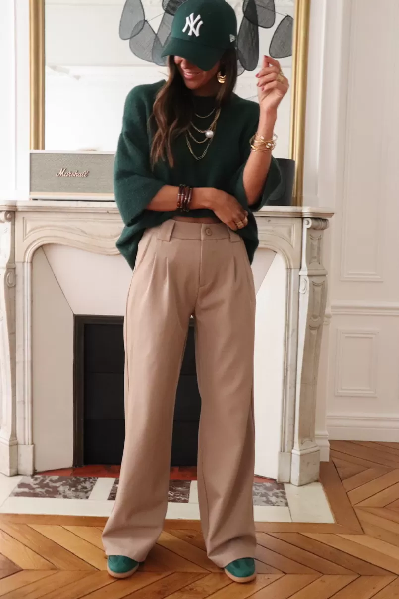 Intemporel Shop Pantalon Eddie taupe Discount