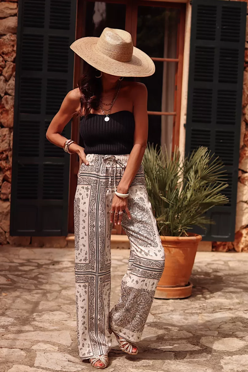 Intemporel Shop Pantalon Kay imprimé bandana Outlet