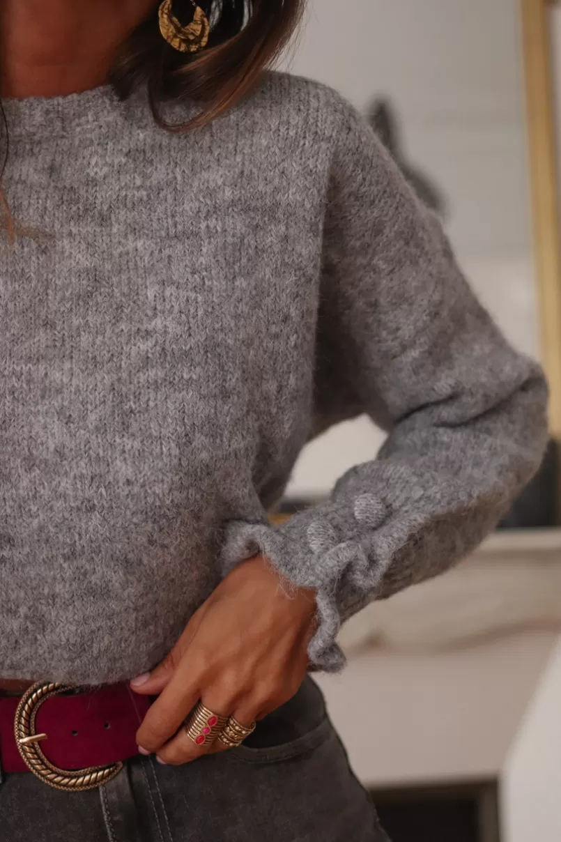 Intemporel Shop Pull Caly gris Best