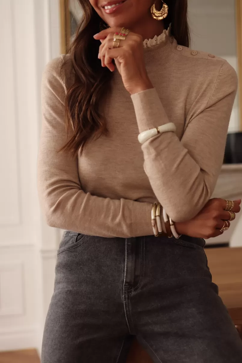 Intemporel Shop Pull Rachel beige Outlet