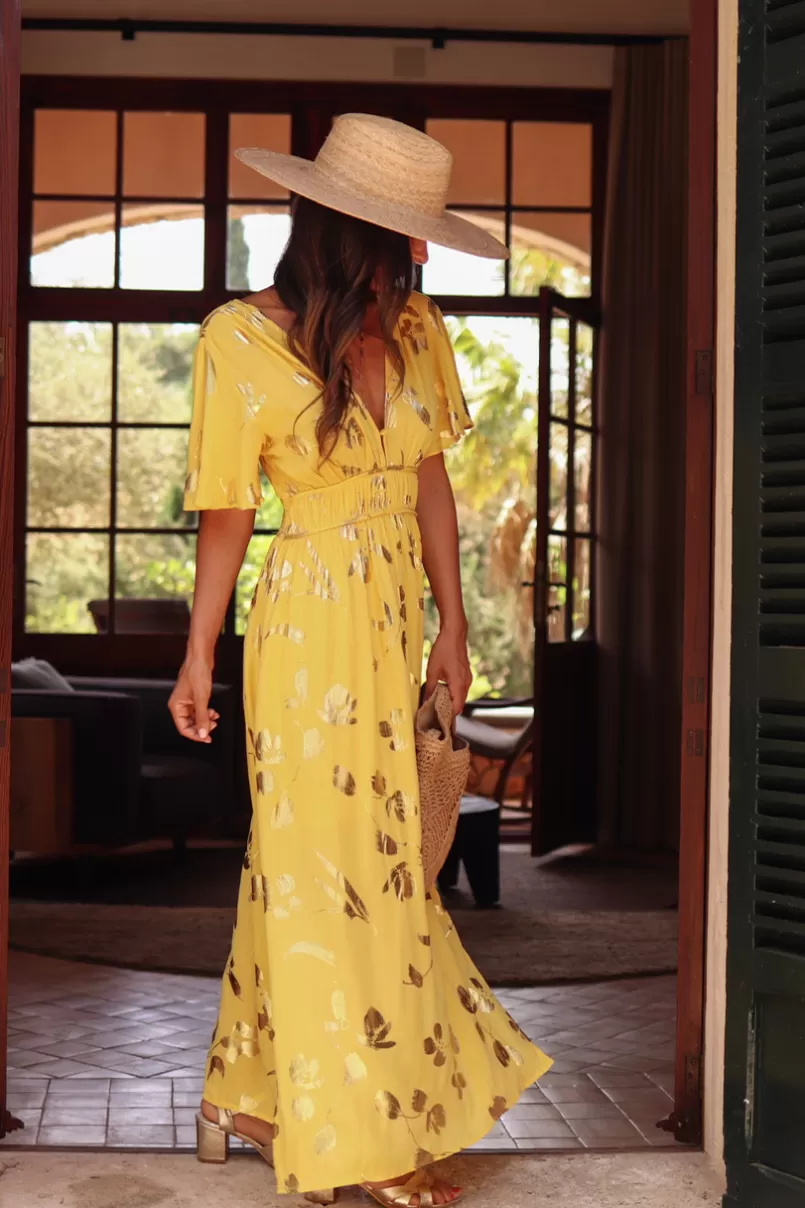 Intemporel Shop Robe Alba jaune Fashion