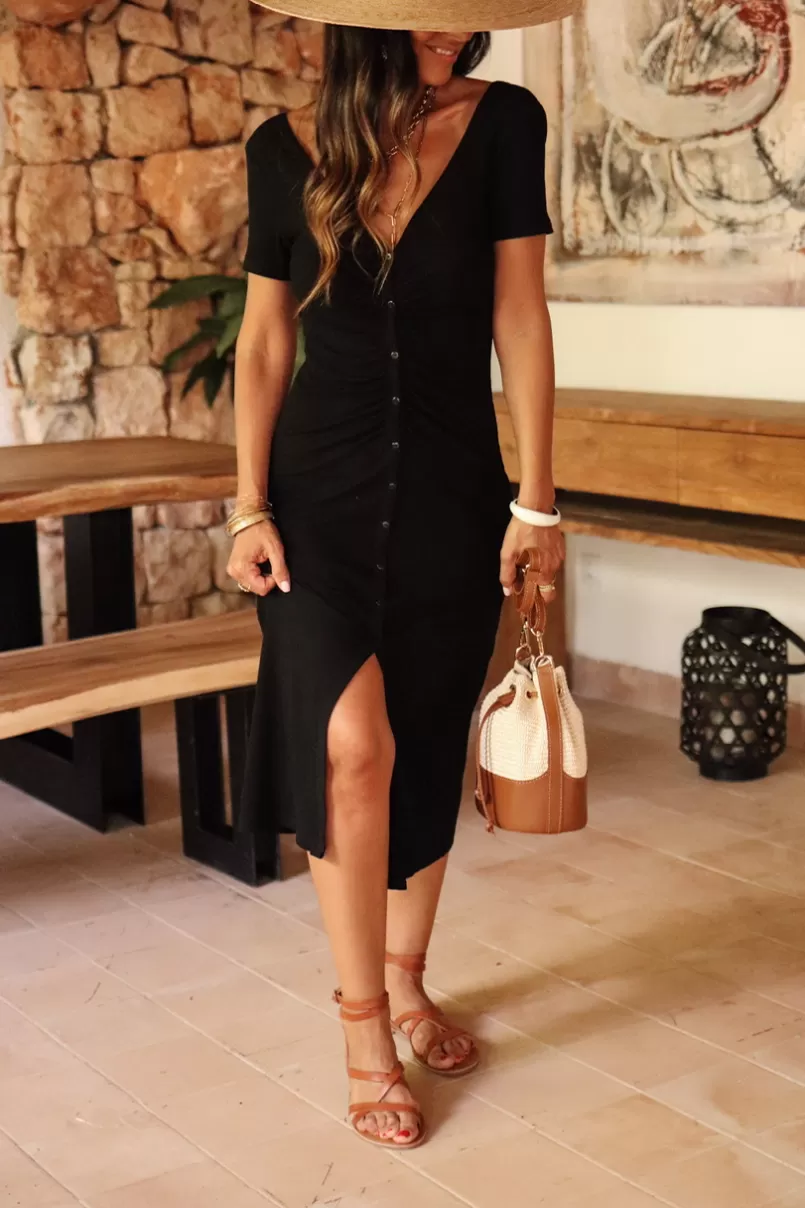 Intemporel Shop Robe Annabelle noire Cheap