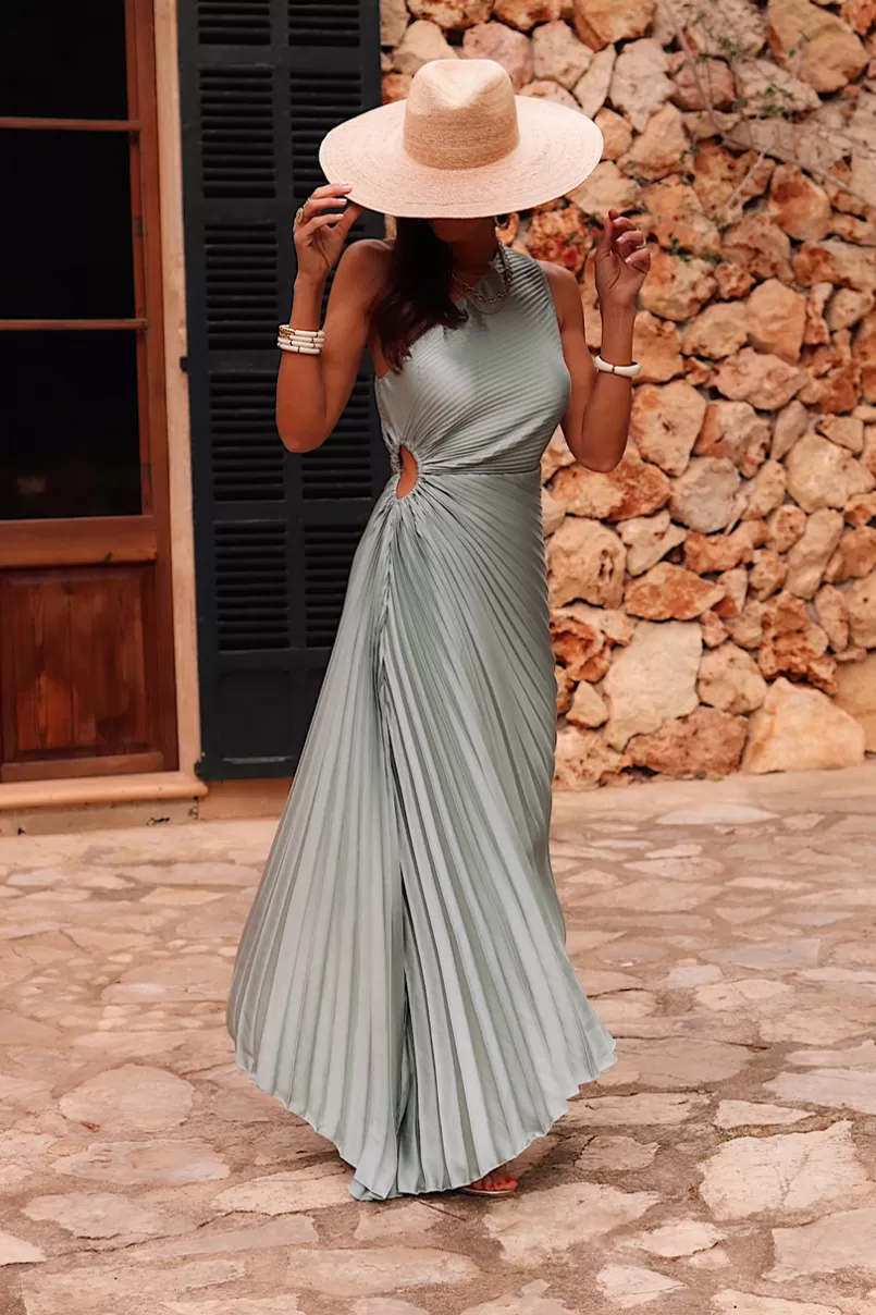 Intemporel Shop Robe Calicia vert d’eau Hot