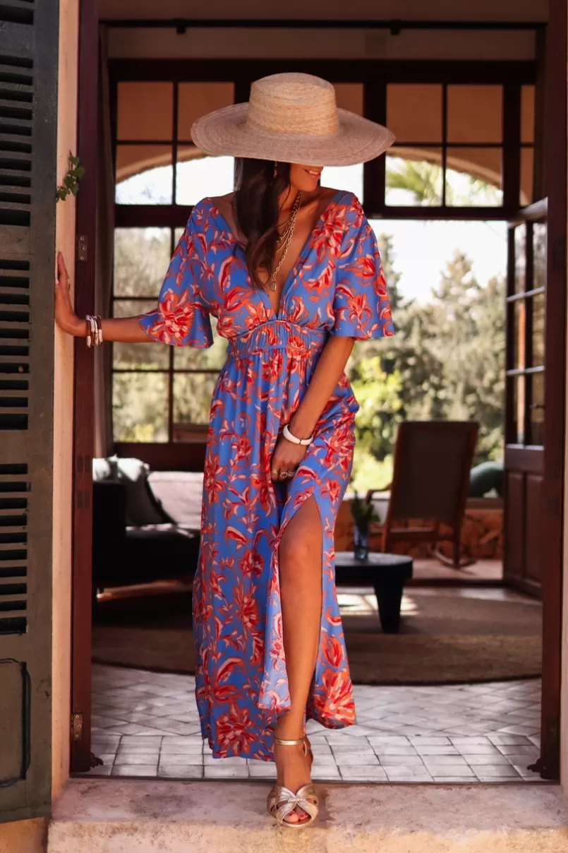 Intemporel Shop Robe Hannah bleue New