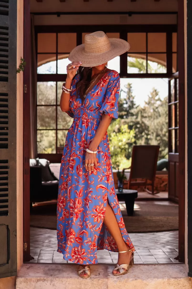 Intemporel Shop Robe Hannah bleue New