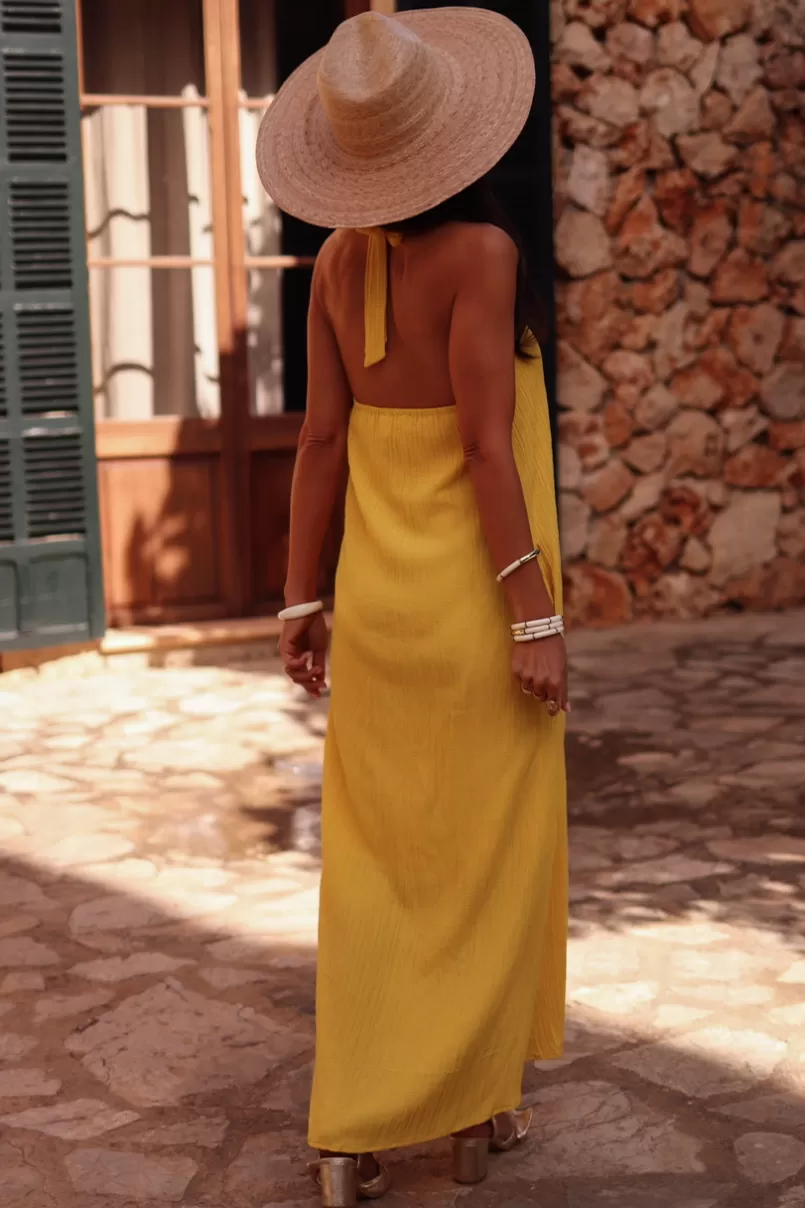 Intemporel Shop Robe Roma jaune Best Sale
