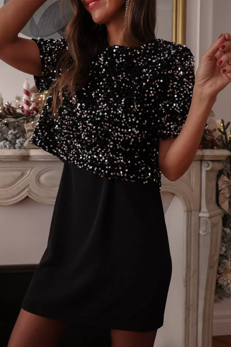 Intemporel Shop Robe Solana argentée Fashion