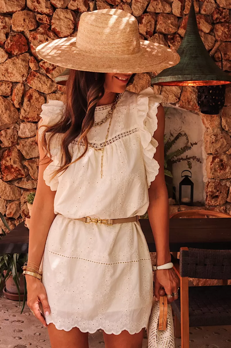Intemporel Shop Robe Tess broderie Clearance