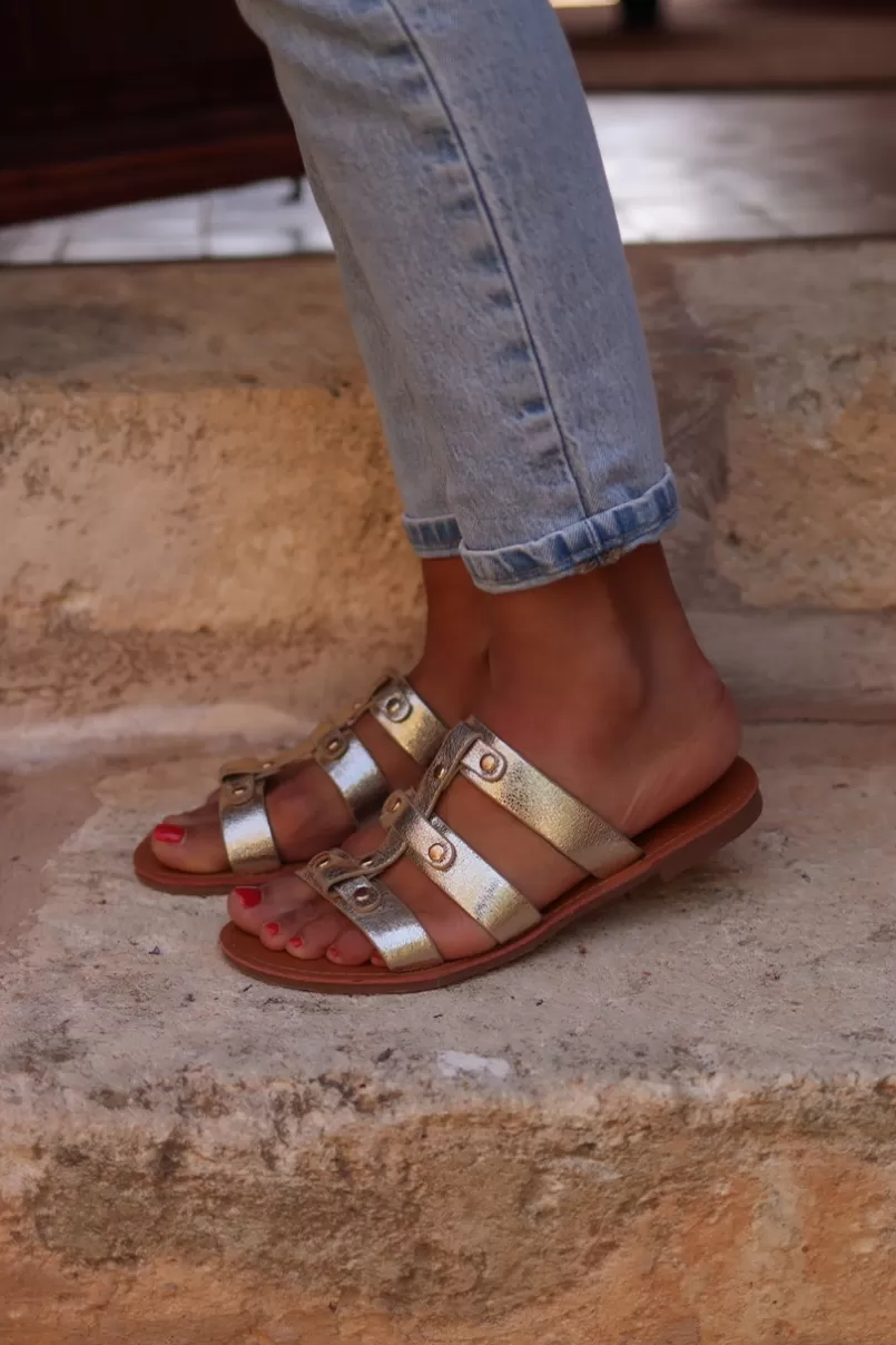 Intemporel Shop Sandales Danita en cuir New