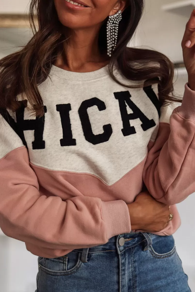 Intemporel Shop Sweat Chicago rose Sale